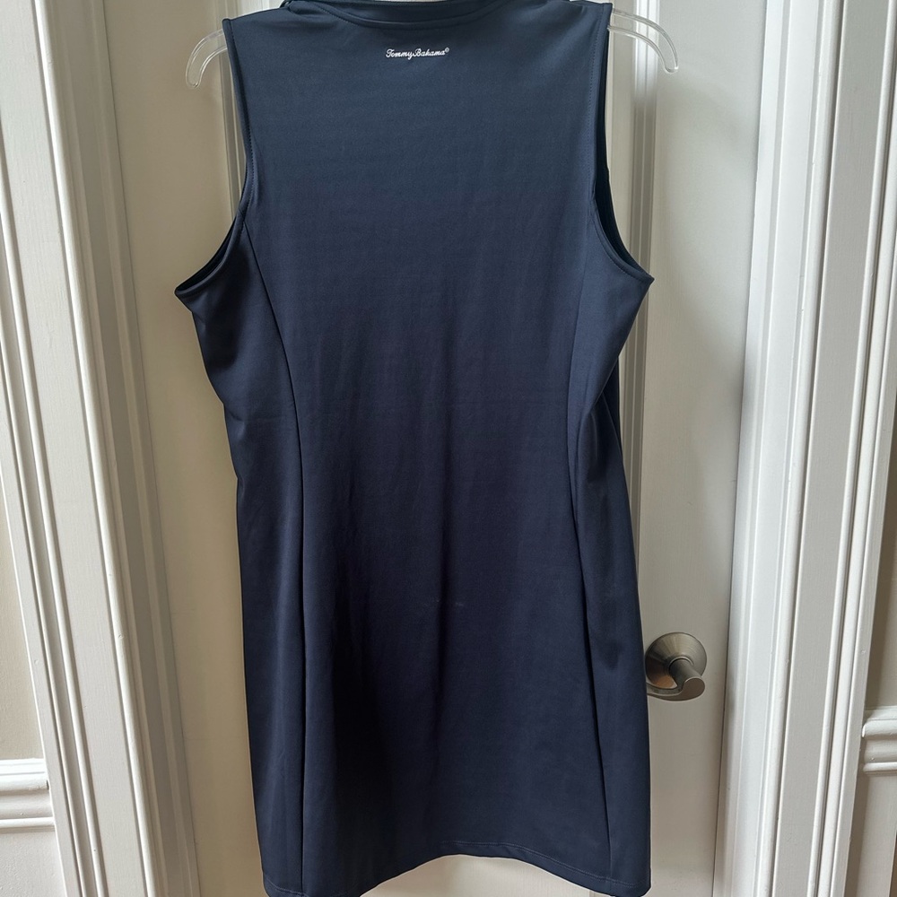 Tommy Bahama Navy Sleeveless Polo Golf Dress with shorts! - Picture 2 of 4